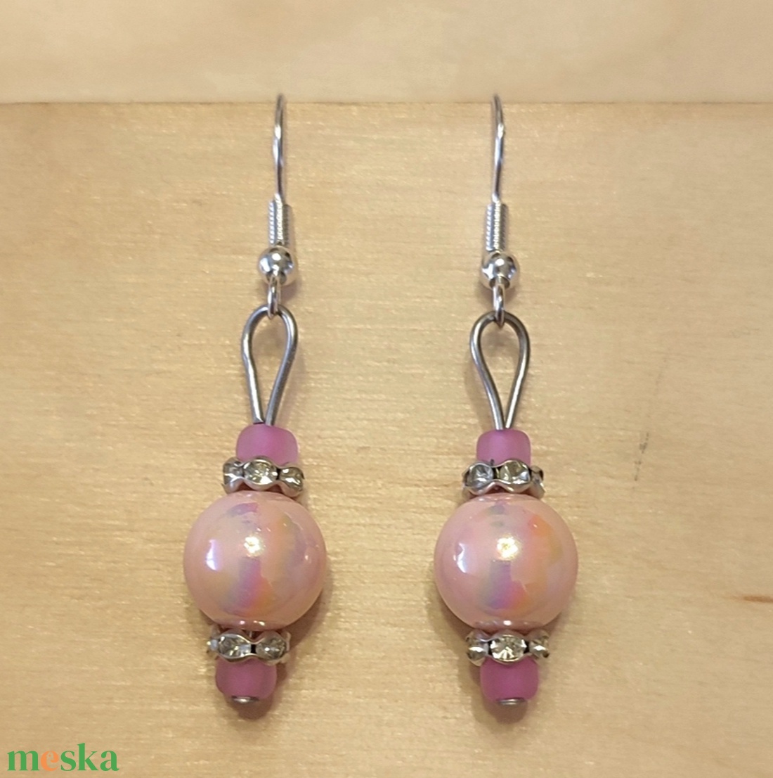 Gyöngyös fülbevalók - ékszer - fülbevaló - fülékszer - Meska.hu