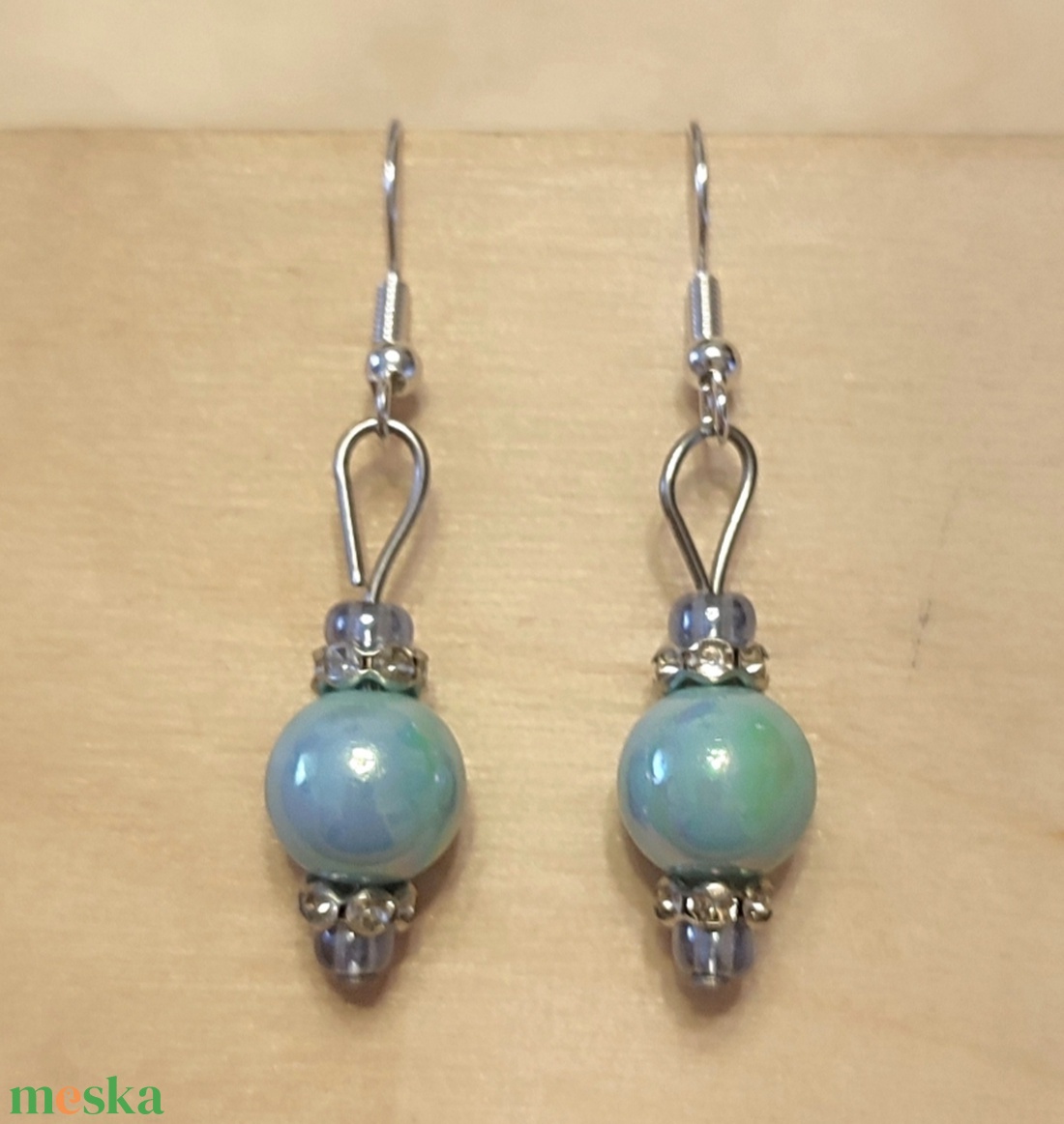 Gyöngyös fülbevalók - ékszer - fülbevaló - fülékszer - Meska.hu