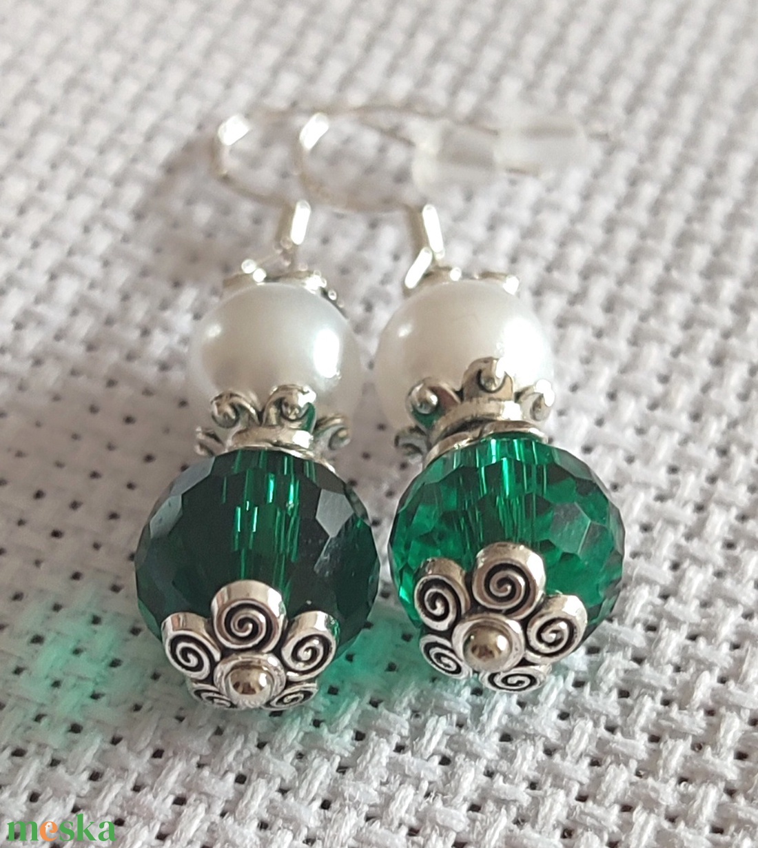 Gyöngyös fülbevaló - ékszer - fülbevaló - fülékszer - Meska.hu