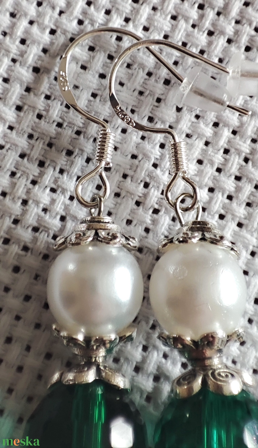 Gyöngyös fülbevaló - ékszer - fülbevaló - fülékszer - Meska.hu