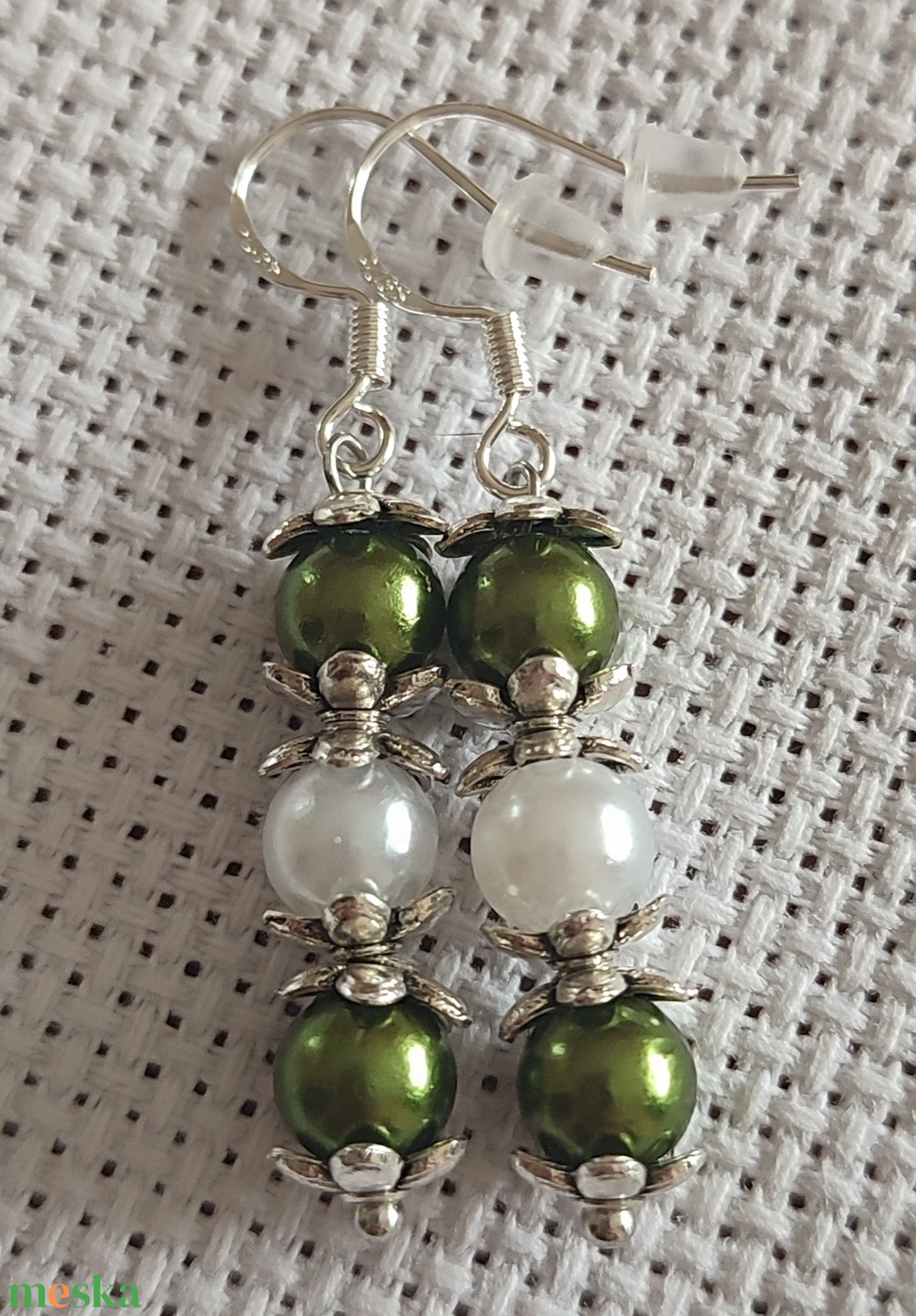 Gyöngyös fülbevaló  - ékszer - fülbevaló - fülékszer - Meska.hu