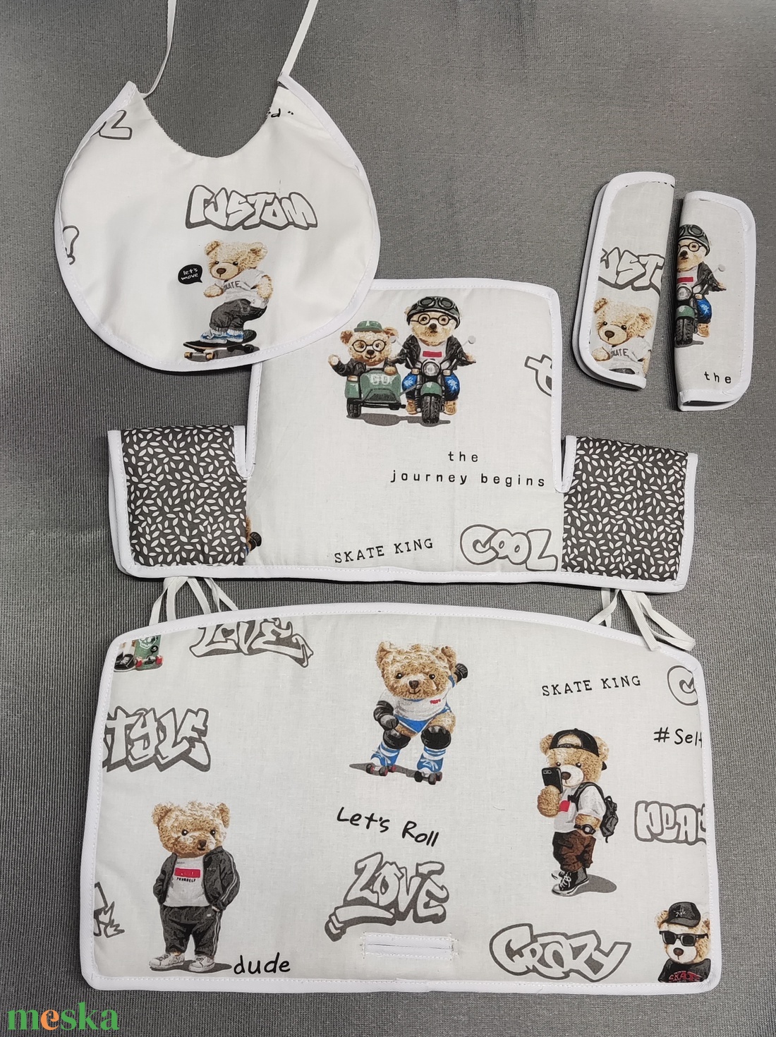 Stokke tripp trapp etetőszék párna, + ajándék előke, ülőkebetét  - játék & sport - 3 éves kor alattiaknak - 3 éves kor alattiaknak - Meska.hu