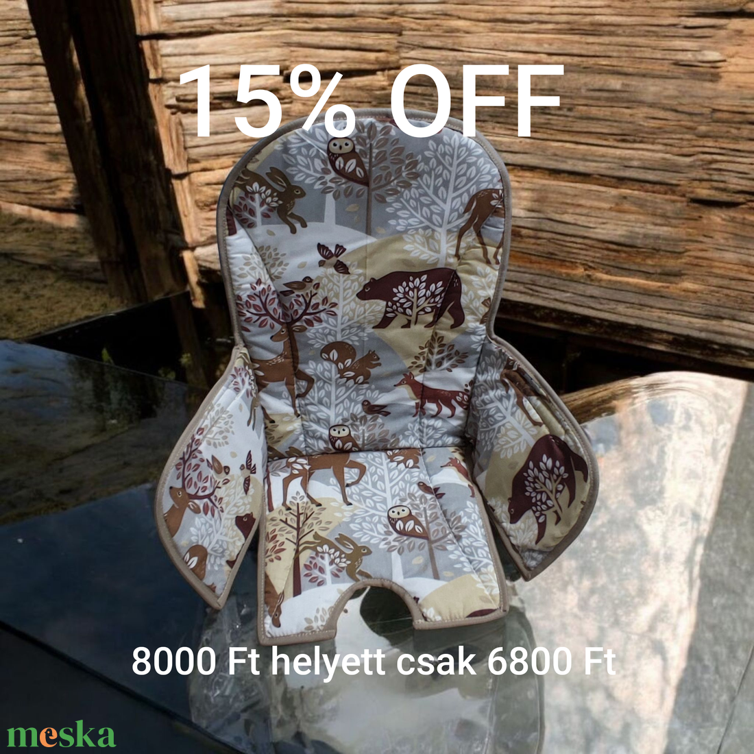 Késztermék, IKEA antilop etetőszék párna  - otthon & életmód - babaszoba, gyerekszoba - etetőszék huzat - Meska.hu