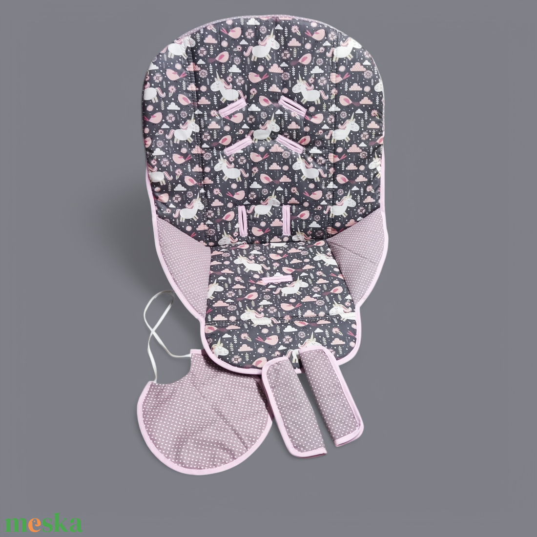 Késztermék, Touragoo candy plus és Mappy Etetőszék huzat+ ajándék előke  - otthon & életmód - babaszoba, gyerekszoba - etetőszék huzat - Meska.hu