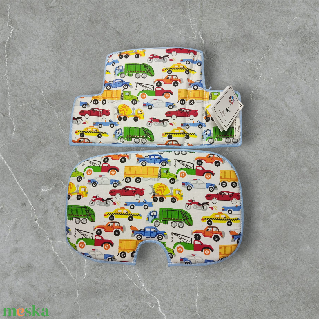 Etetőszék párna  - baba - mama - babaszobabútor - etetőszék huzat - Meska.hu