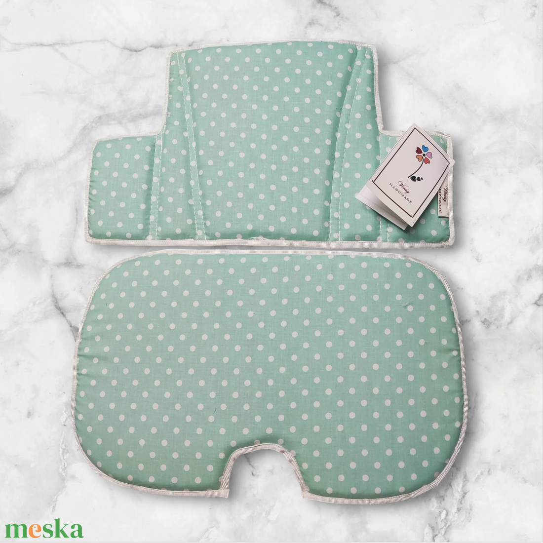 Etetőszék párna  - baba - mama - babaszobabútor - etetőszék huzat - Meska.hu