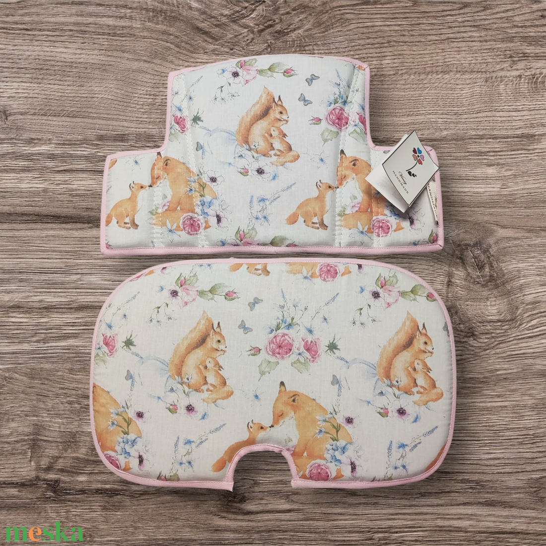 Etetőszék párna  - baba - mama - babaszobabútor - etetőszék huzat - Meska.hu