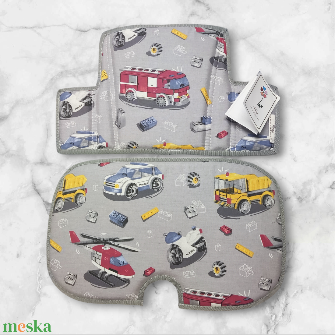 Etetőszék párna  - baba - mama - babaszobabútor - etetőszék huzat - Meska.hu