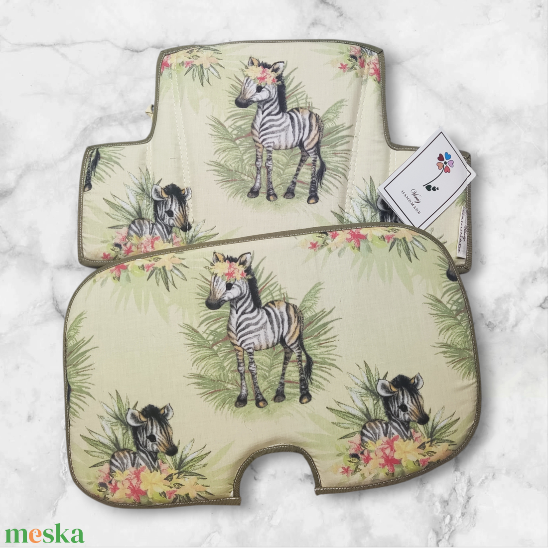 Etetőszék párna  - baba - mama - babaszobabútor - etetőszék huzat - Meska.hu