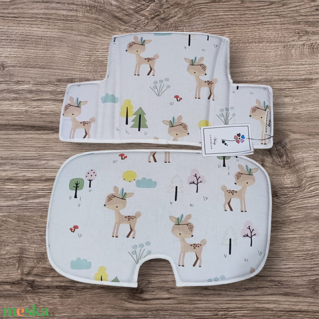 Etetőszék párna  - baba - mama - babaszobabútor - etetőszék huzat - Meska.hu