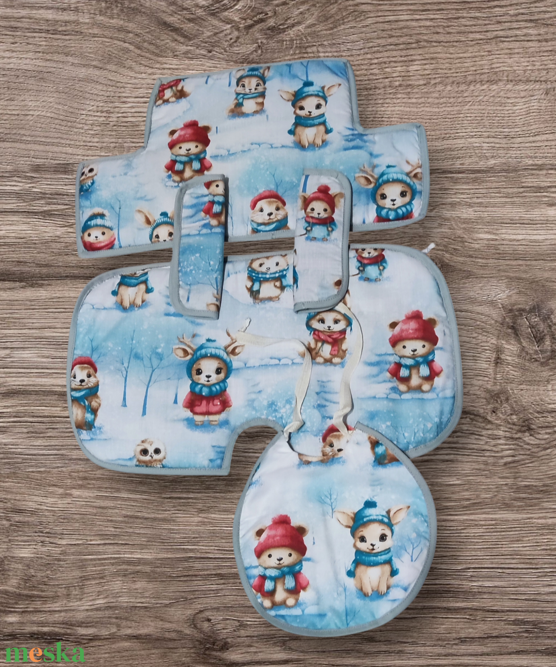 Etetőszék párna  - baba - mama - babaszobabútor - etetőszék huzat - Meska.hu