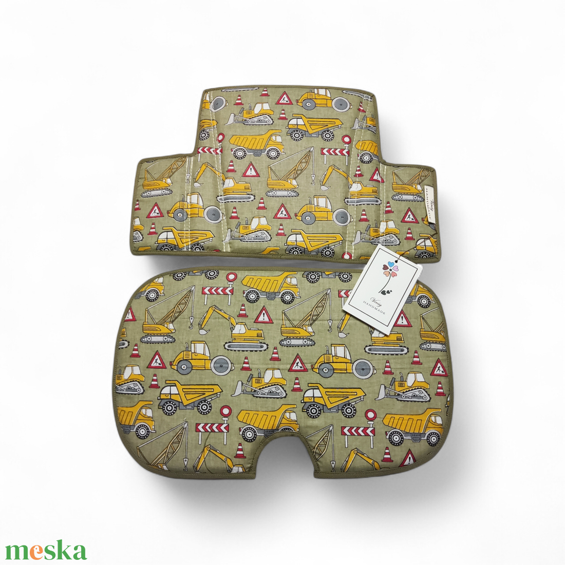 Etetőszék párna  - baba - mama - babaszobabútor - etetőszék huzat - Meska.hu