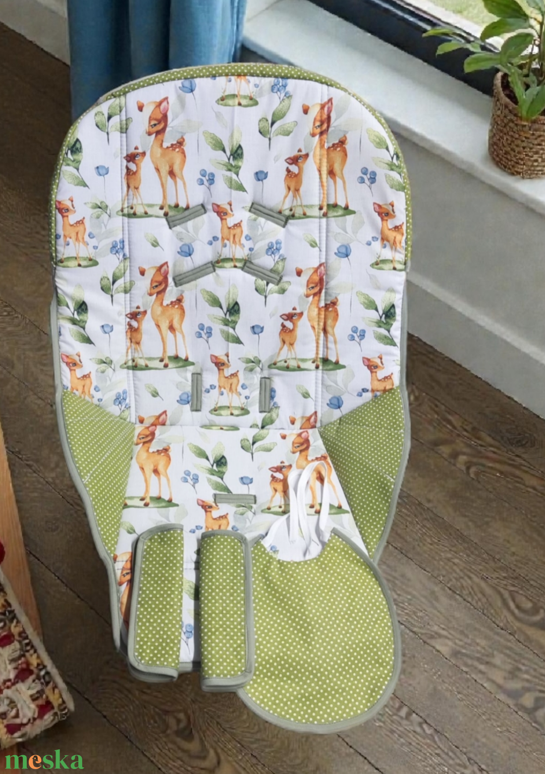 Késztermék, Touragoo candy plus és Mappy Etetőszék huzat+ ajándék előke  - baba - mama - babaszobabútor - etetőszék huzat - Meska.hu