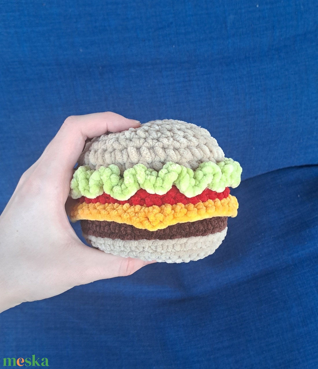 �Horgolt hamburger� - játék & sport - plüssállat & játékfigura - ember - Meska.hu