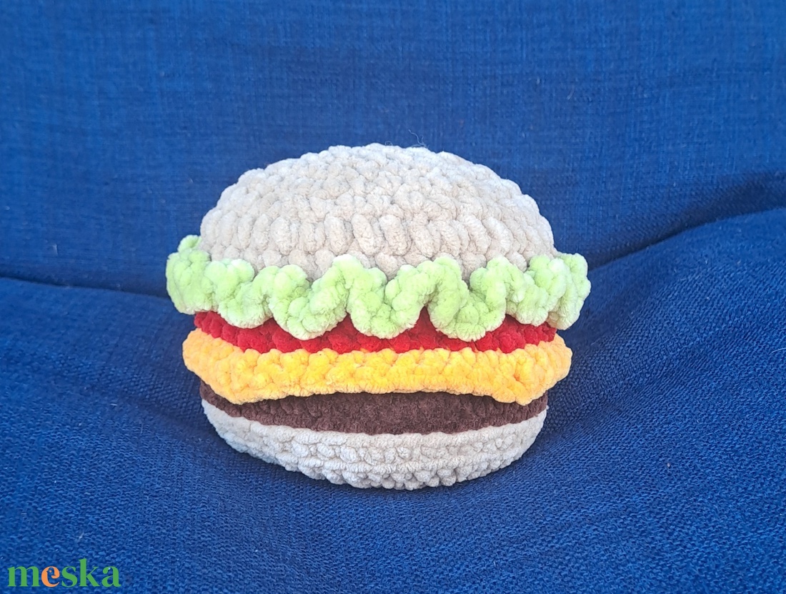 �Horgolt hamburger� - játék & sport - plüssállat & játékfigura - ember - Meska.hu