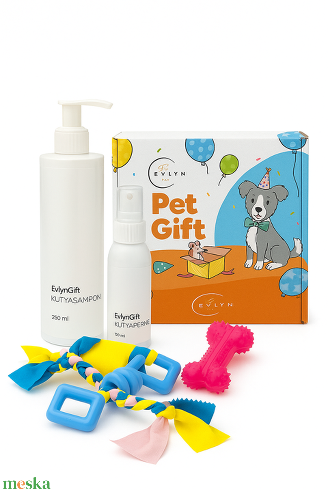 EvlynGift kutya ajándékcsomag - otthon & életmód - kisállatoknak - kutyáknak - kutya nyakörv - Meska.hu