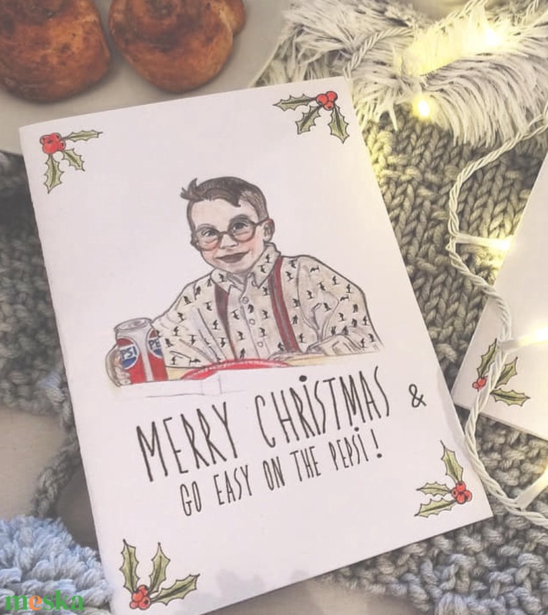 Reszkessetek betörős Kevin és Fuller McCallister karácsonyi képeslap szett (2db-os),  kinyitható üdvözlőlap - karácsony - karácsonyi ajándékozás - karácsonyi képeslap, üdvözlőlap, ajándékkísérő - Meska.hu