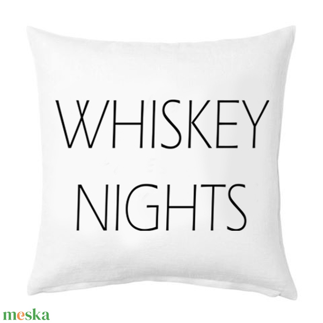 Egyedi feliratos díszpárna szett, DEKOR PÁRNA SZETT � Coffee Days, Whiskey Nights (2db huzat + 2db belső párna) - otthon & életmód - lakástextil - párna & párnahuzat - Meska.hu
