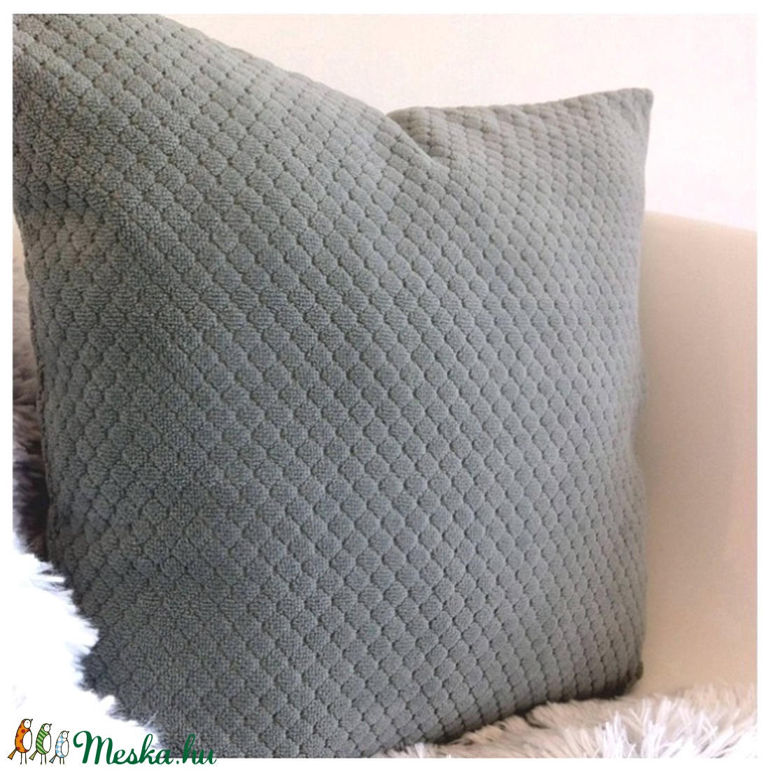 Acélkék modern, rombusz mintás díszpárnahuzat (40x40cm) - otthon & lakás - lakástextil - párna & párnahuzat - Meska.hu Acélkék modern, rombusz mintás díszpárnahuzat (40x40cm) - otthon & lakás - lakástextil - párna & párnahuzat - Meska.hu