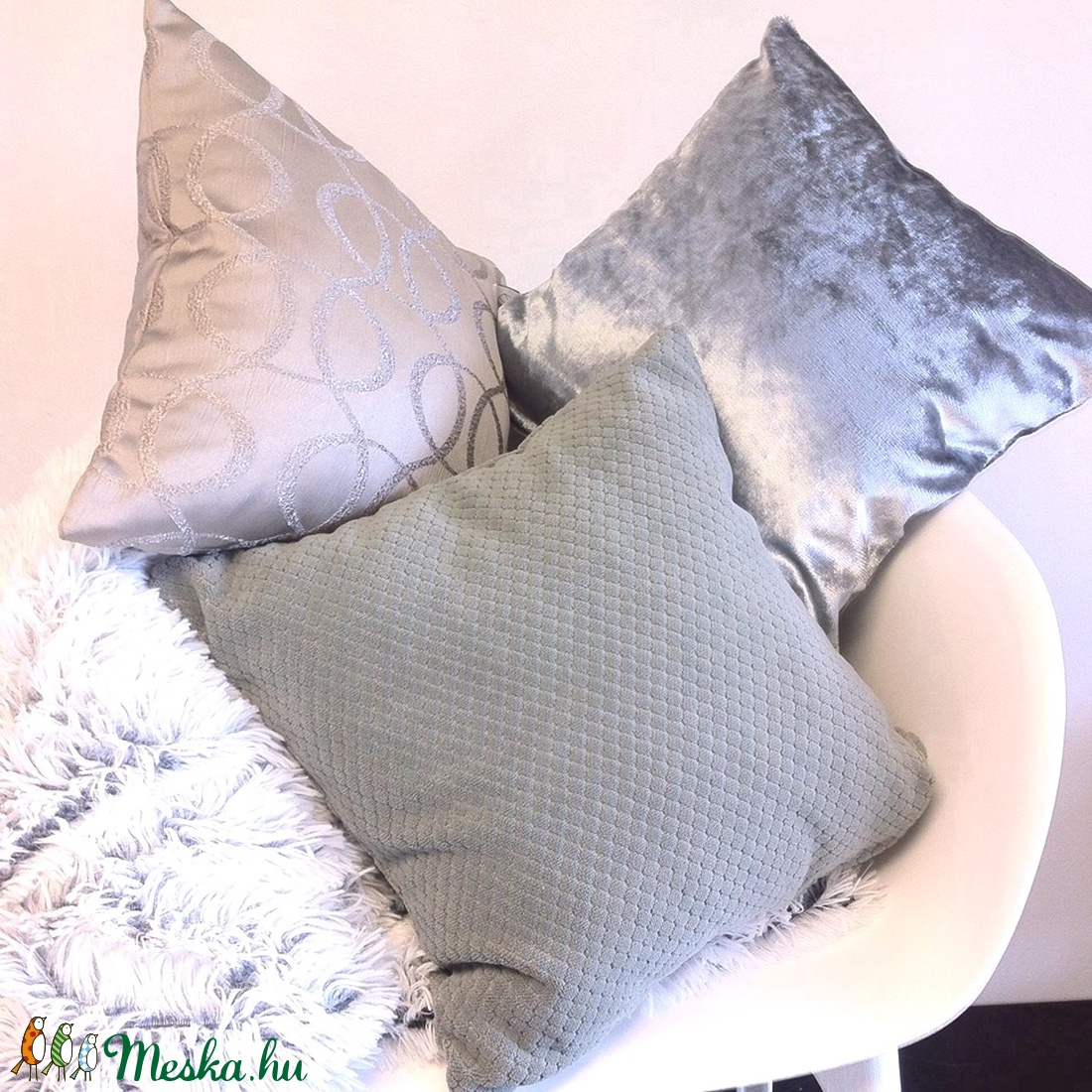 Acélkék modern, rombusz mintás díszpárnahuzat (40x40cm) - otthon & lakás - lakástextil - párna & párnahuzat - Meska.hu Acélkék modern, rombusz mintás díszpárnahuzat (40x40cm) - otthon & lakás - lakástextil - párna & párnahuzat - Meska.hu