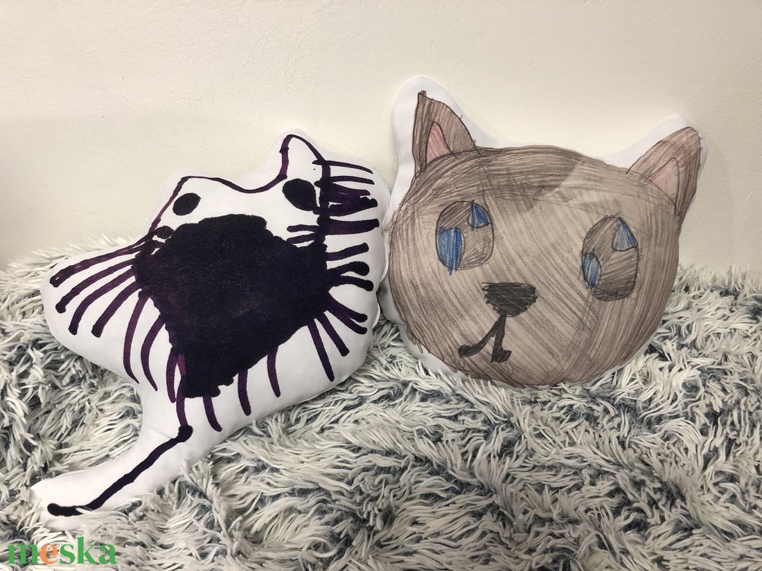 GYEREKRAJZOS szundipárna formapárna saját rajz fényképével, gyermekünk egyedi fotójával több méretben, ajándék párna - otthon & életmód - lakástextil - párna & párnahuzat - forma párna - Meska.hu