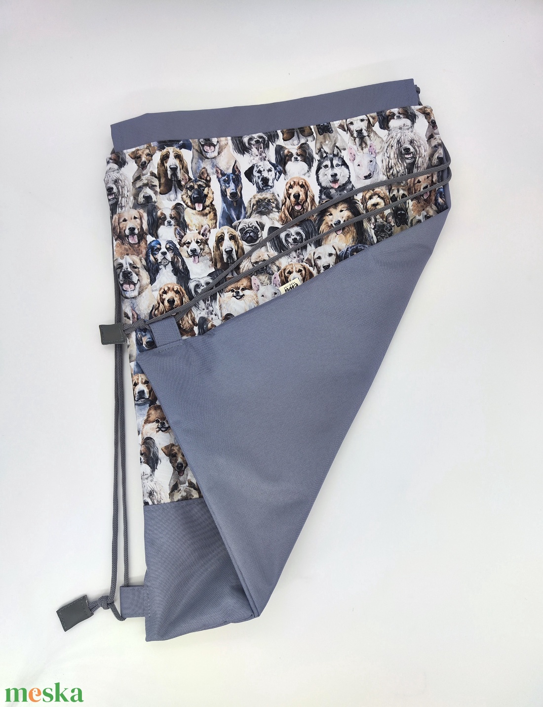 Tornazsák, sok kutyás - táska & tok - hátizsák - tornazsák, gymbag - Meska.hu