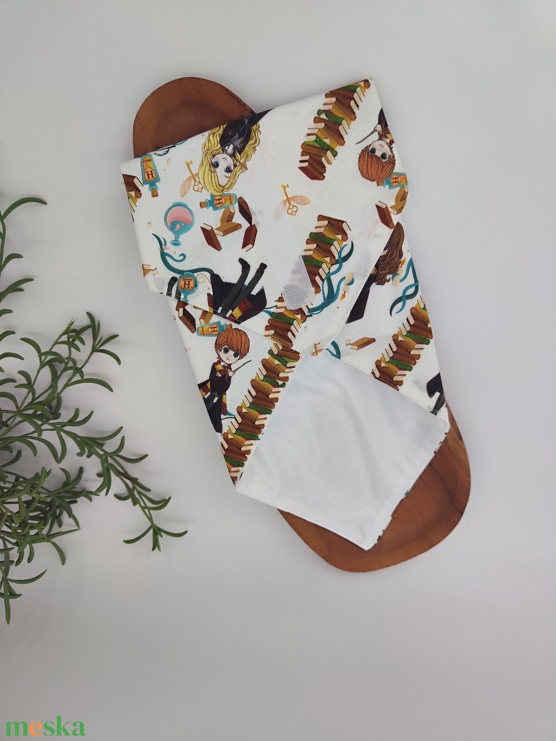 Újraszalvéta Pul-pamutvászon Harry Potter könyvek minta - otthon & életmód - konyhafelszerelés, tálalás - konyhai textil - szalvéta - Meska.hu