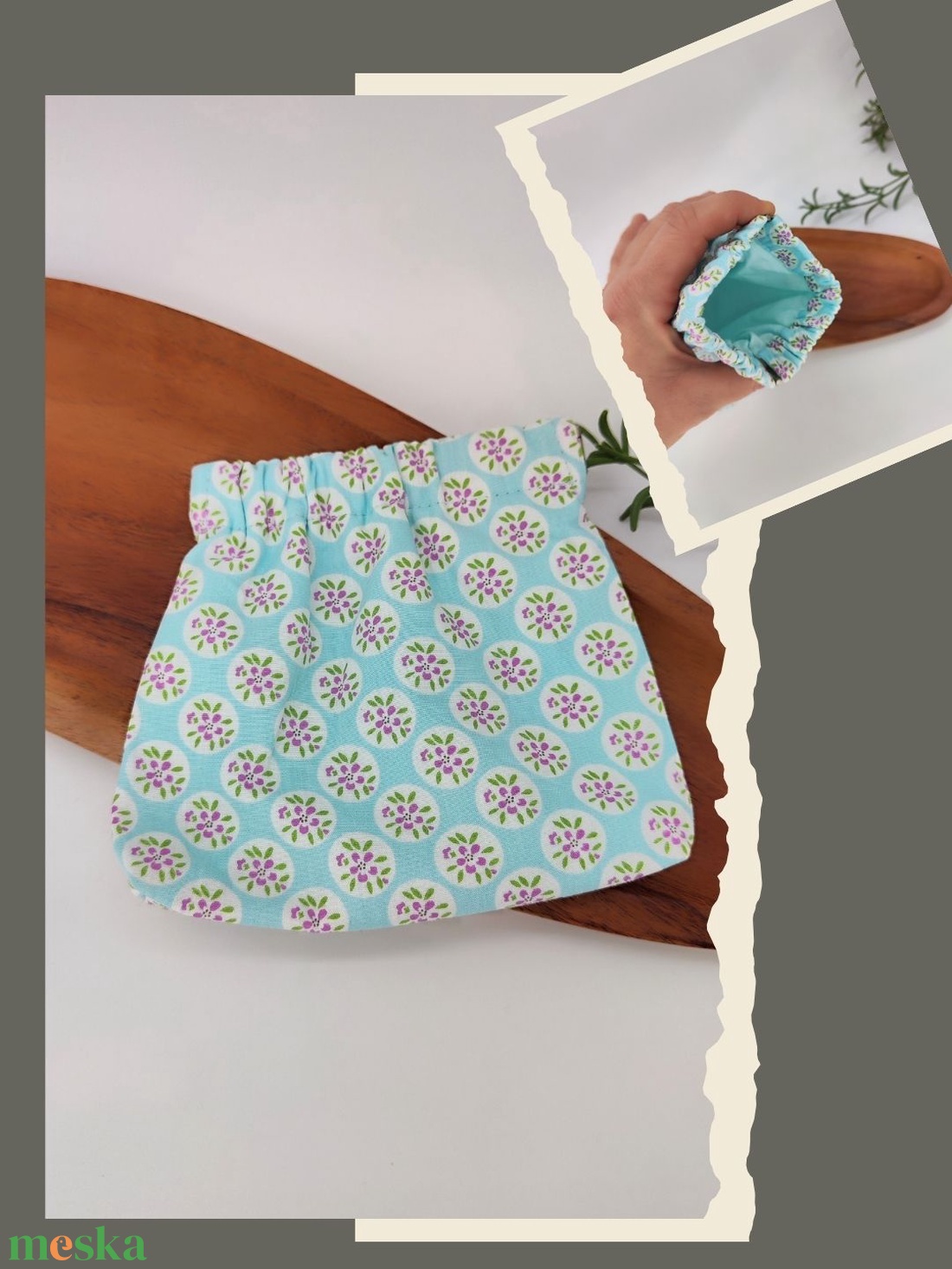 Pikk-pakk záras mini tároló vidám mintákkal - táska & tok - pénztárca & más tok - aprópénztartó - Meska.hu