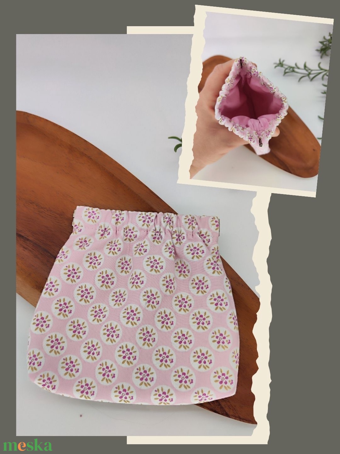 Pikk-pakk záras mini tároló vidám mintákkal - táska & tok - pénztárca & más tok - aprópénztartó - Meska.hu