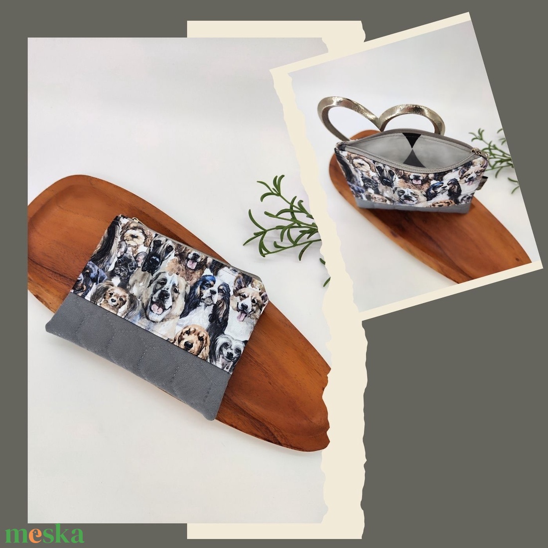 Mini cipzáros tároló - állatos motívum - táska & tok - neszesszer - Meska.hu