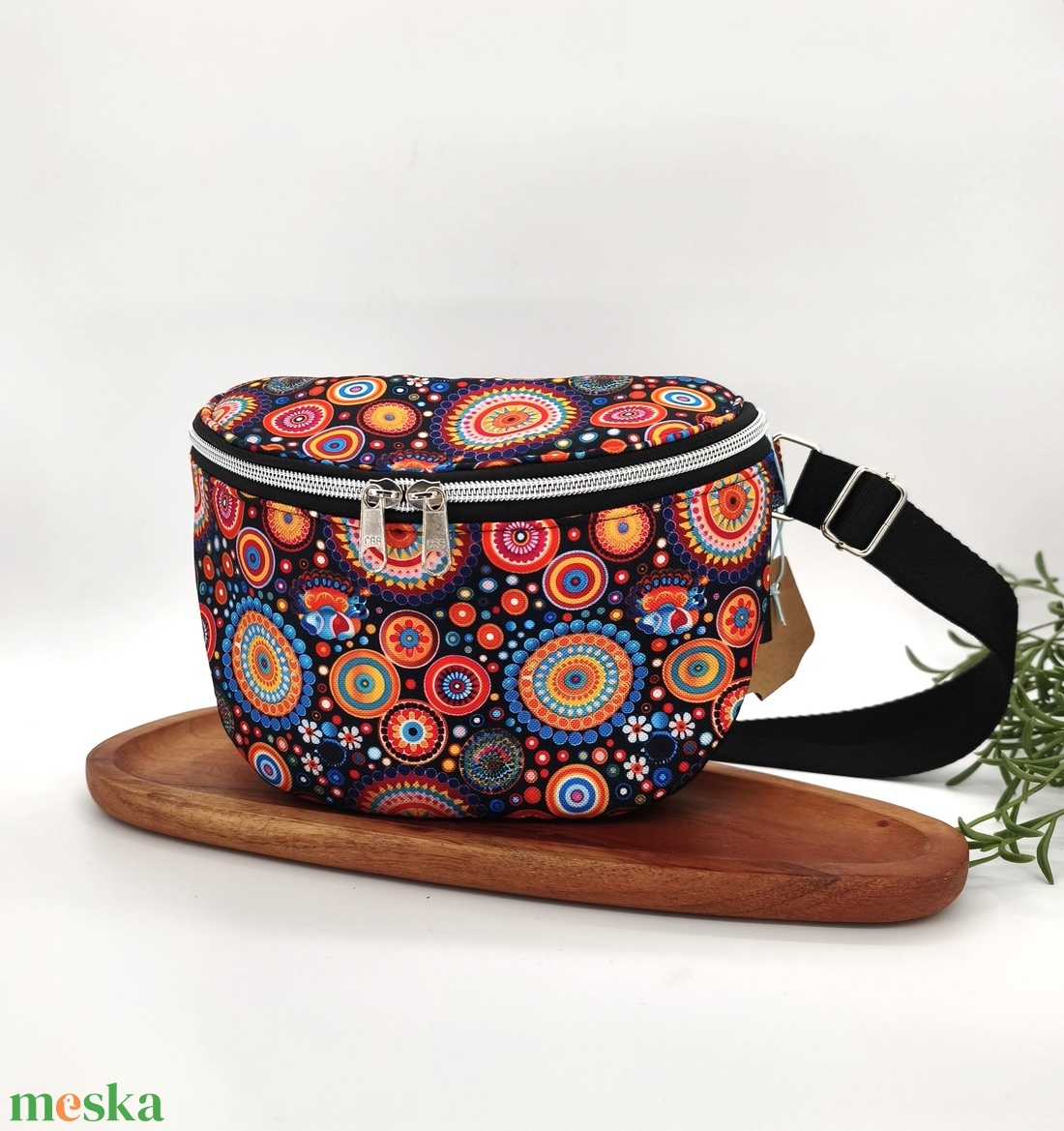 Emily mandalás válltáska crossbody övtáska testtáska Mini méret  - táska & tok - kézitáska & válltáska - vállon átvethető táska - Meska.hu