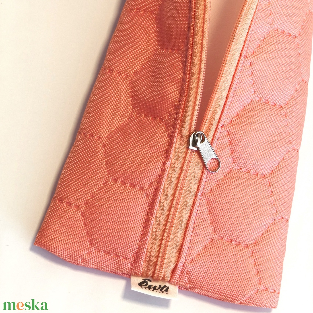 Evőszköz tartó kék, korall, barack színű evőeszköztartó - táska & tok - uzsonna- & ebéd tartó - evőeszköz tartó - Meska.hu