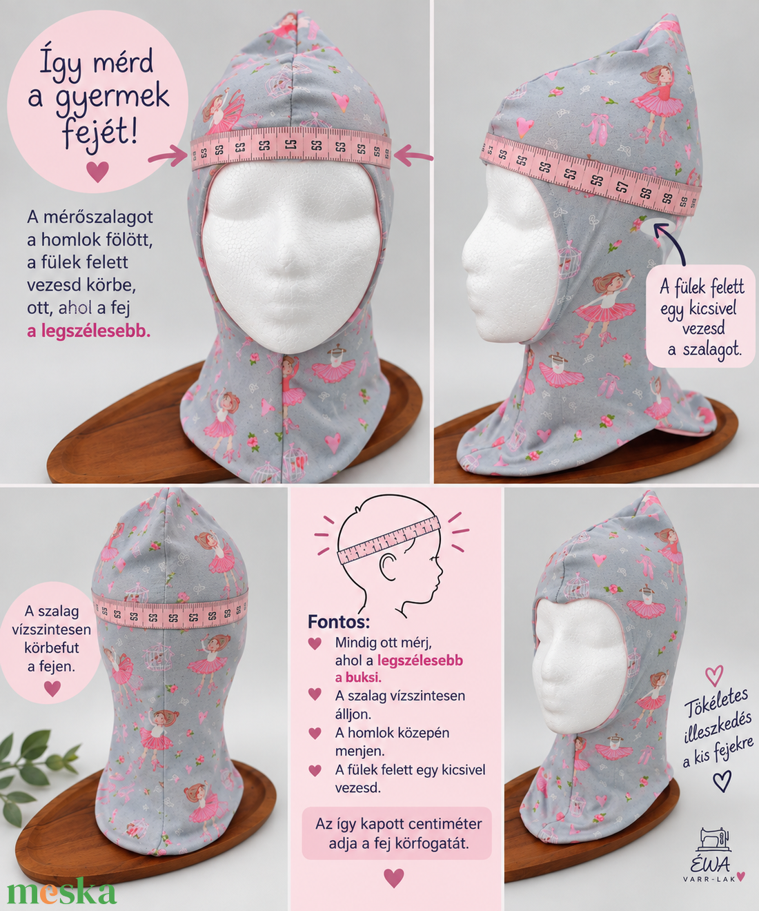Csősapka, Balaklava Űrhajós sapka Egybensapkasál cicás kb 50 cm-es fejre - ruha & divat - sál, sapka, kendő - sapka - Meska.hu
