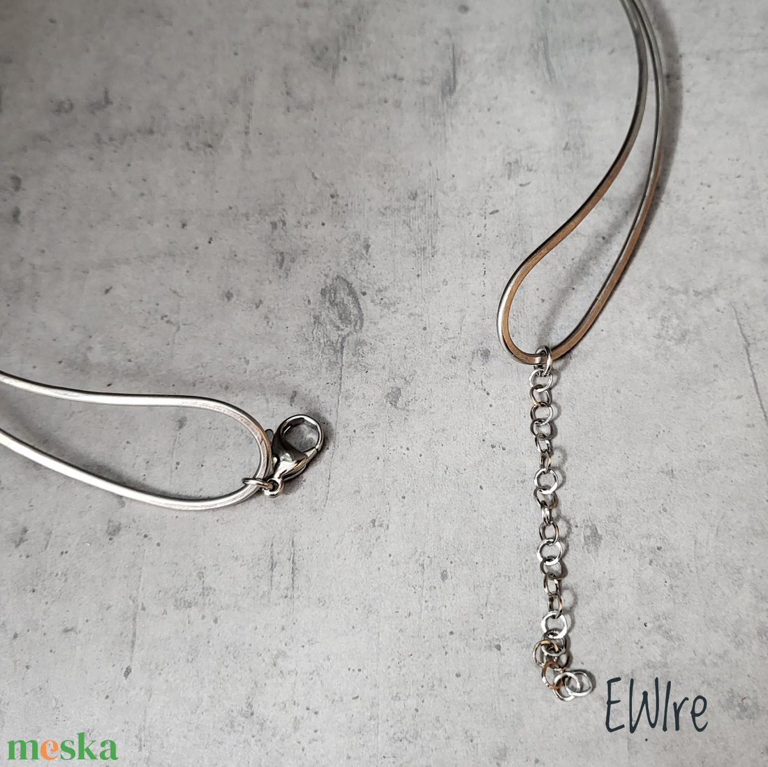 Zöld labradorit orvosi fém nyakék  - ékszer - nyaklánc - statement nyaklánc - Meska.hu