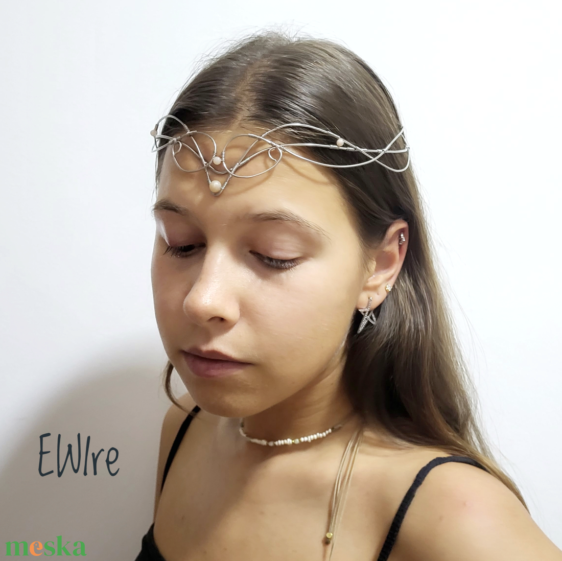 Tünde fejdísz, alkalmi hajdísz, tündér fejékszer, fesztiválékszer, orvosi acél és holdkő korona - ékszer - lábdísz és testékszer - piercing, fejdísz - Meska.hu Tünde fejdísz, alkalmi hajdísz, tündér fejékszer, fesztiválékszer, orvosi acél és holdkő korona - ékszer - lábdísz és testékszer - piercing, fejdísz - Meska.hu