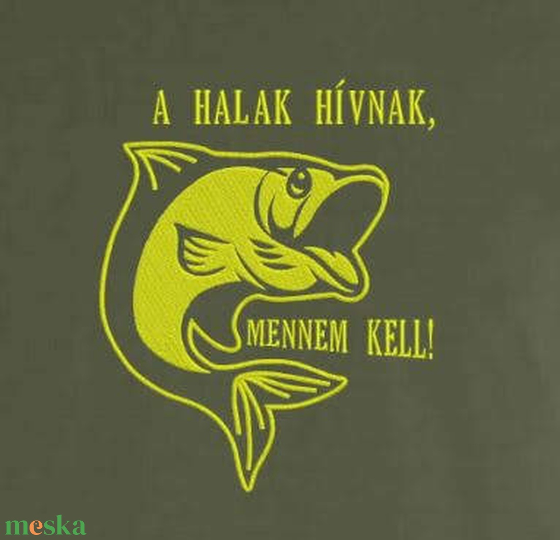 A halak hívnak.....férfi póló - ruha & divat - férfi ruha - póló - Meska.hu