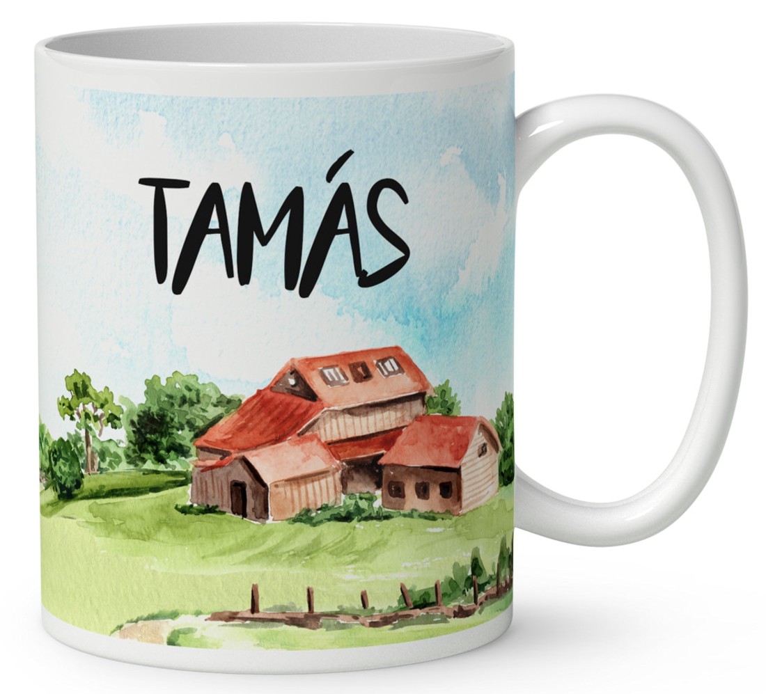 Névvel kérhető - Gazda manó bocival mintás bögre - otthon & életmód - konyhafelszerelés, tálalás - tálalás - bögre & csésze - Meska.hu