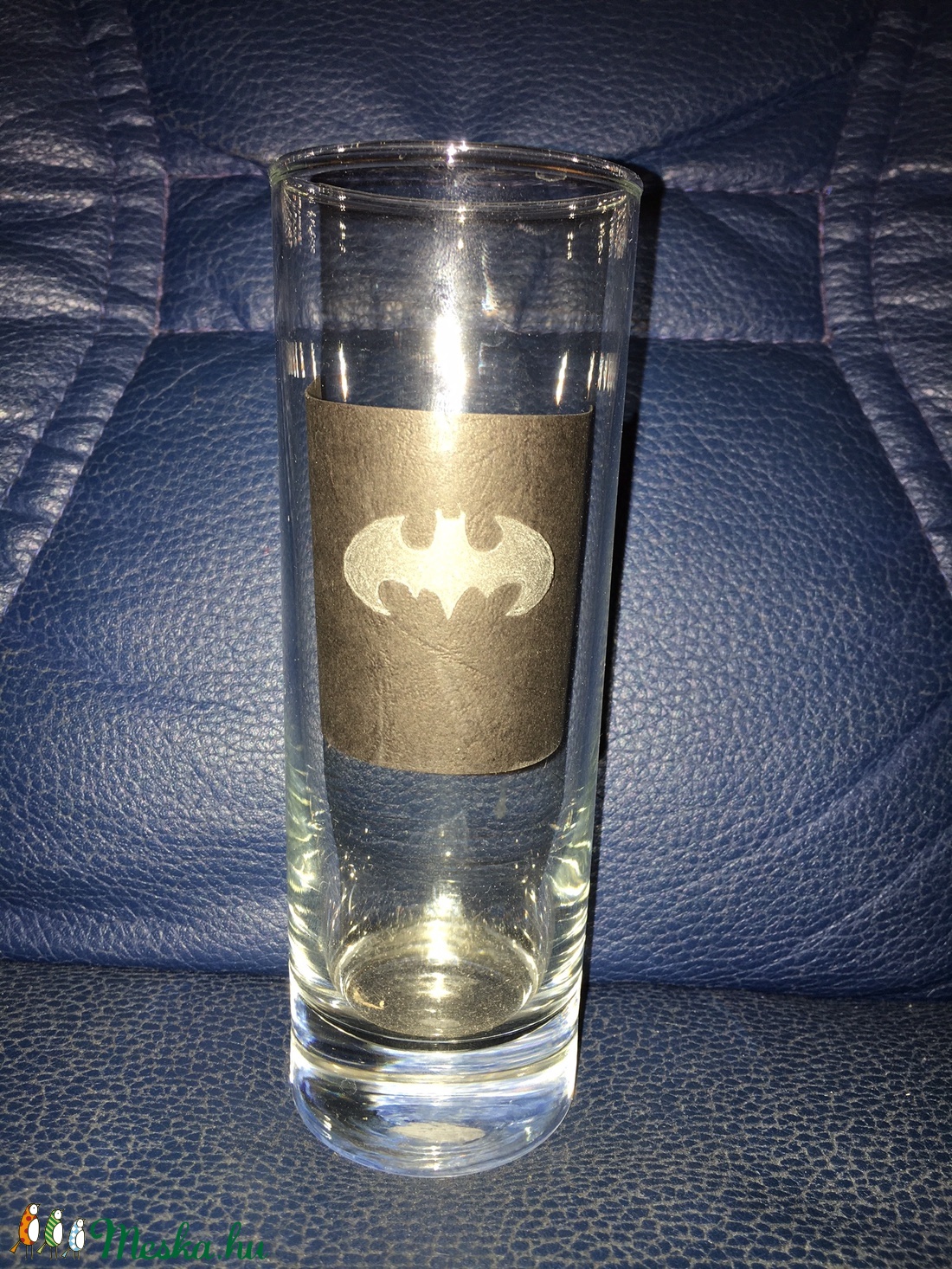 Batman és Catwomen (macskanő) 2 db-os long drink üveg pohár szett kézzel gravírozott  férfi ajándék, bögre -  - Meska.hu