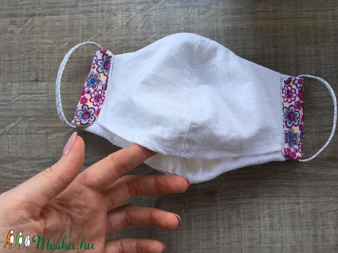 Maszk, anti-allergén szűrőbetét opcióval, szájmaszk, textilmaszk, higiéniai maszk, szűrőmaszk, szűrő -  - Meska.hu