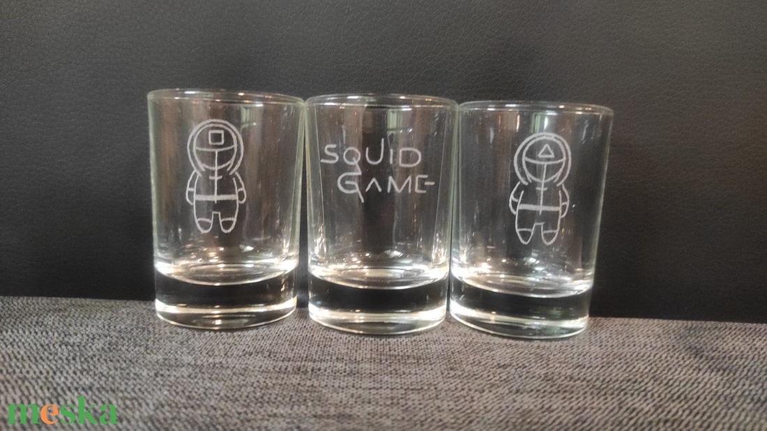Squid game 6 db-os pálinkás pohár készlet OPCIONÁLISAN dobozzal - otthon & életmód - konyhafelszerelés, tálalás - tálalás - pálinkás poharak, szettek - Meska.hu Squid game 6 db-os pálinkás pohár készlet OPCIONÁLISAN dobozzal - otthon & életmód - konyhafelszerelés, tálalás - tálalás - pálinkás poharak, szettek - Meska.hu