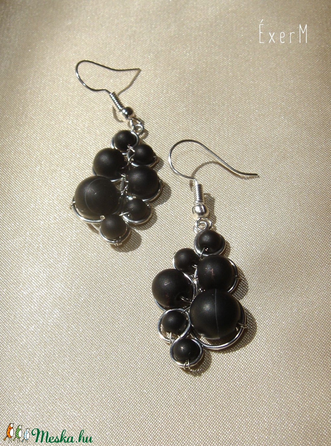 Black grapes ásvány fürt fülbevaló - ékszer - fülbevaló - lógó fülbevaló - Meska.hu Black grapes ásvány fürt fülbevaló - ékszer - fülbevaló - lógó fülbevaló - Meska.hu