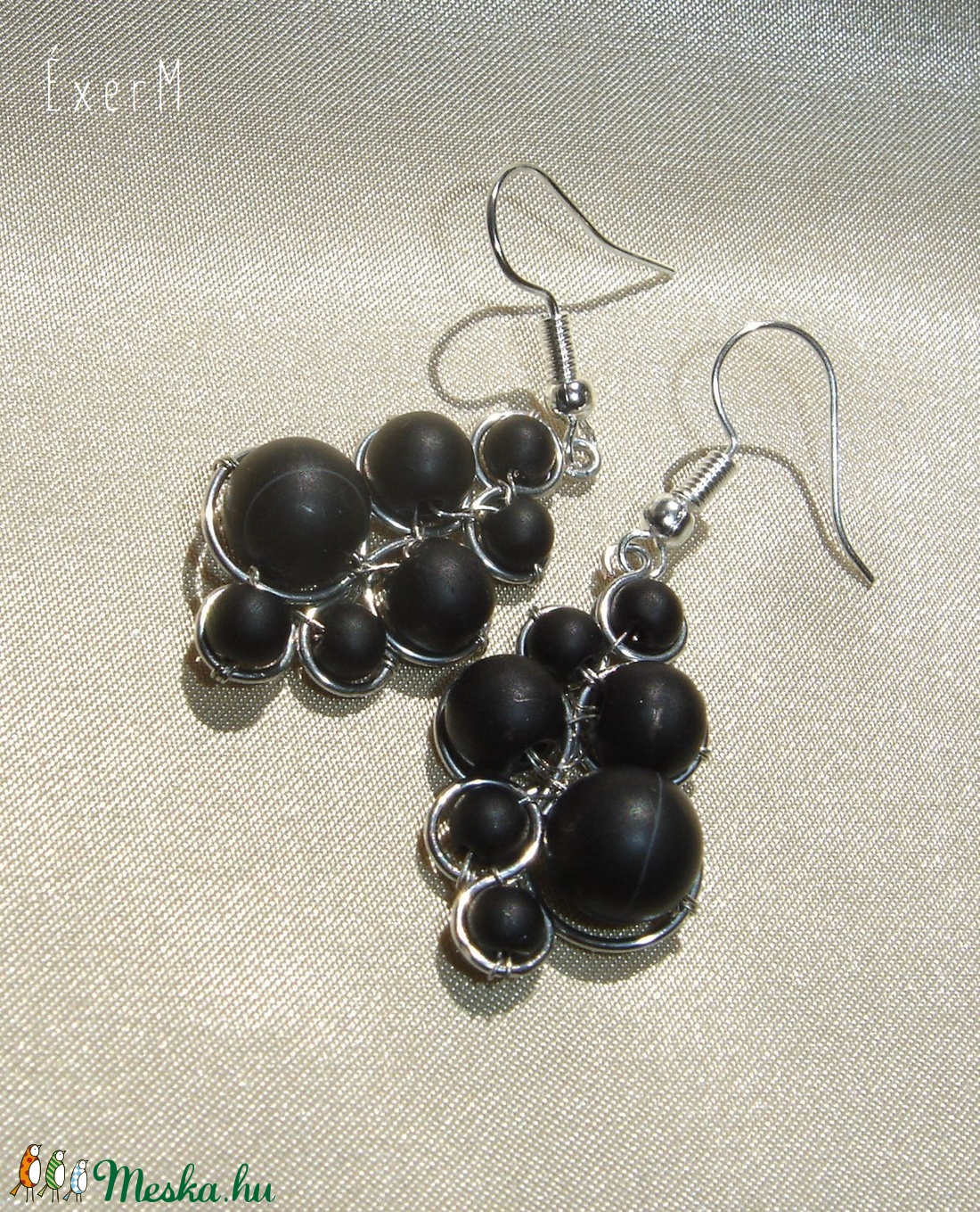 Black grapes ásvány fürt fülbevaló - ékszer - fülbevaló - lógó fülbevaló - Meska.hu Black grapes ásvány fürt fülbevaló - ékszer - fülbevaló - lógó fülbevaló - Meska.hu