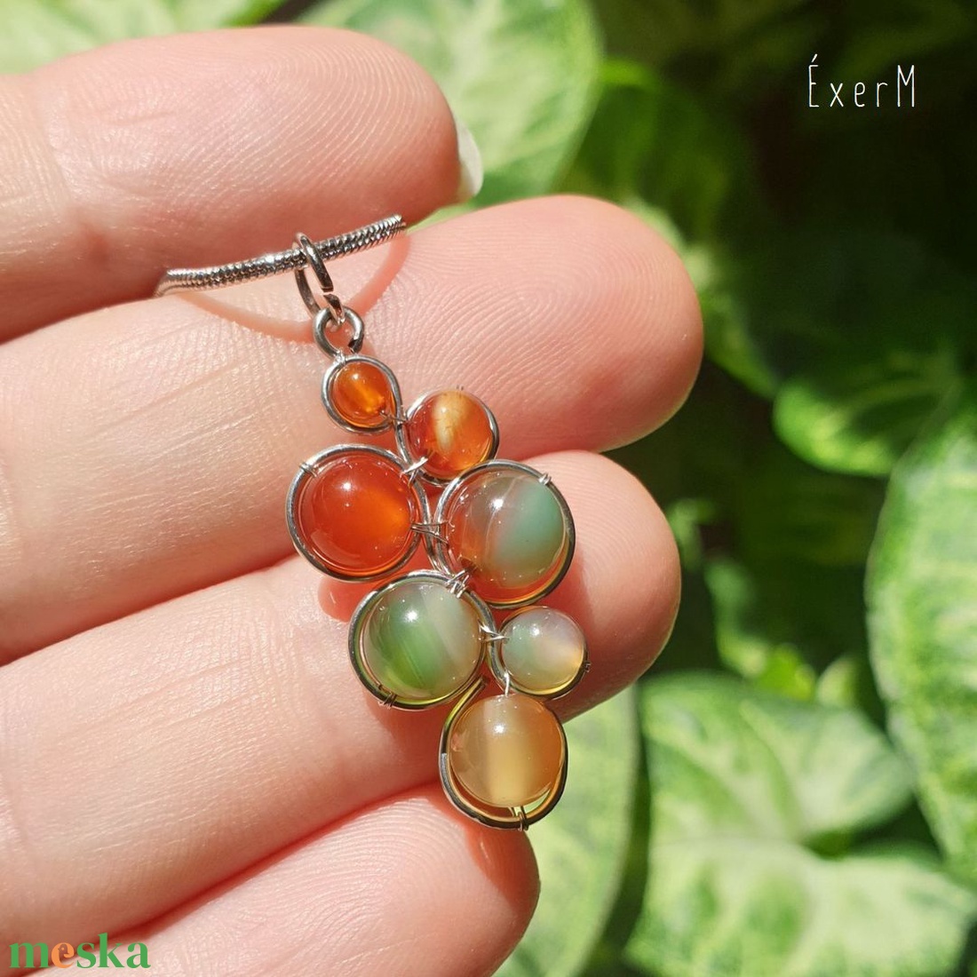 Páva achát ásvány medálos nyaklánc - ékszer - nyaklánc - medálos nyaklánc - Meska.hu Páva achát ásvány medálos nyaklánc - ékszer - nyaklánc - medálos nyaklánc - Meska.hu