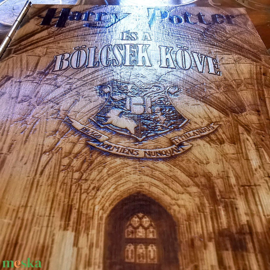 Harry Potter és a bölcsek köve - Égetett fakötésű könyv - könyv & zene - könyv - Meska.hu Harry Potter és a bölcsek köve - Égetett fakötésű könyv - könyv & zene - könyv - Meska.hu