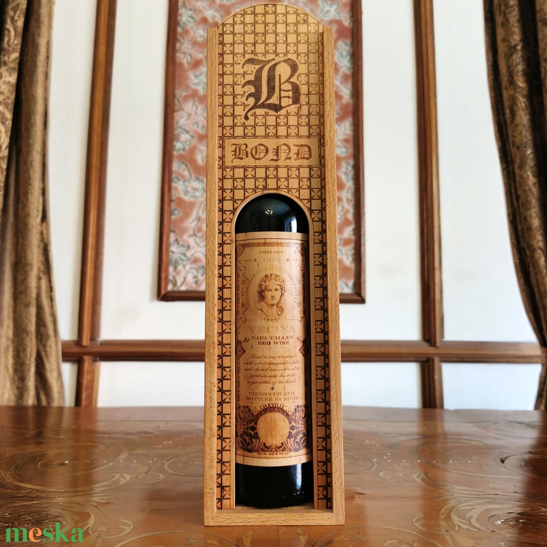 Fa díszdobozos és égetett égerfa címkés vörösbor - élelmiszer - alkoholos italok - Meska.hu Fa díszdobozos és égetett égerfa címkés vörösbor - élelmiszer - alkoholos italok - Meska.hu