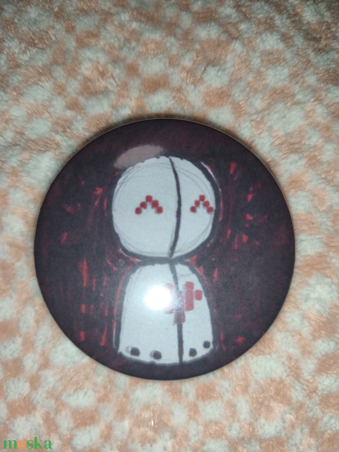 Egyedi készítésű kitűző Lobotomy Corporation - ékszer - kitűző és bross - Meska.hu