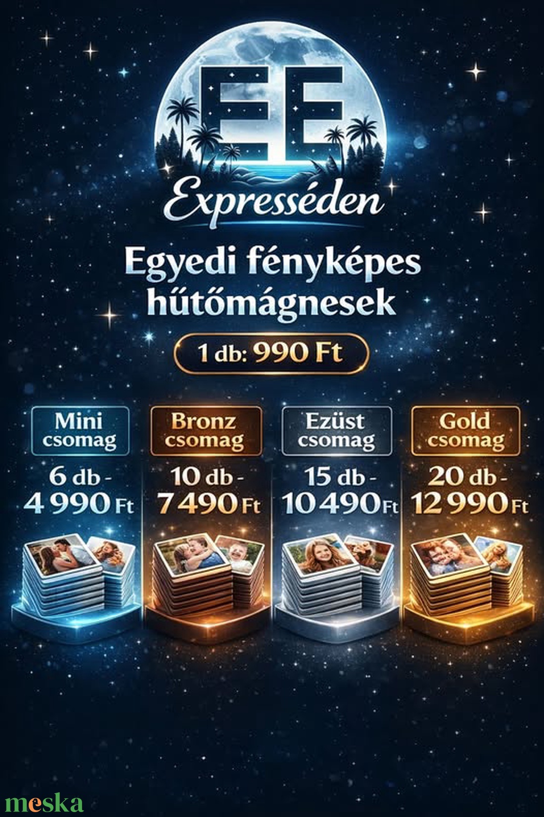 Egyedi Fényképes Hűtőmágnes - otthon & életmód - konyhafelszerelés, tálalás - konyhai dekoráció - hűtőmágnes - Meska.hu