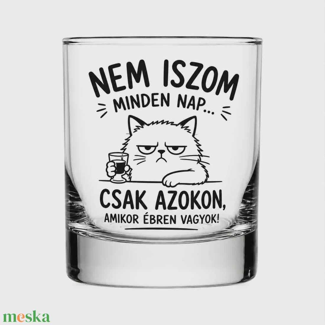 Egyedi Feliratos whiskey pohár  - otthon & életmód - konyhafelszerelés, tálalás - tálalás - pohár - Meska.hu
