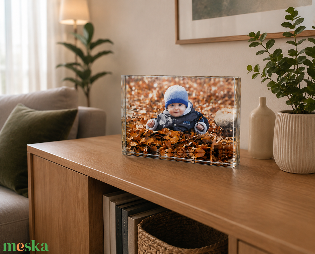  EgyediFényképes fotóüveg - baba - mama - babaemlékek - baba fotóalbum - Meska.hu