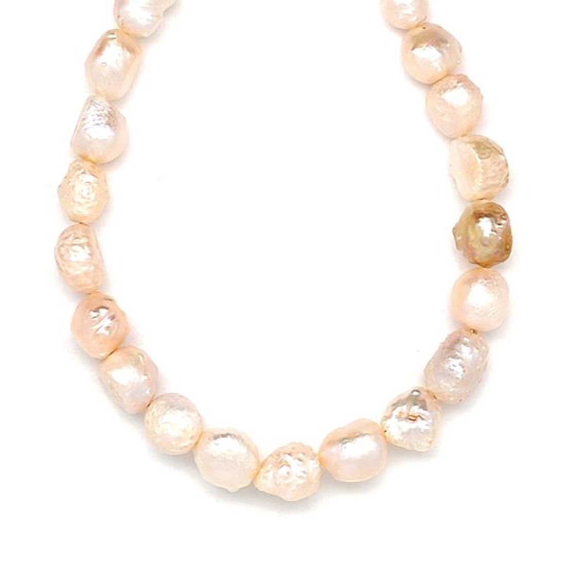 Édesvizi tenyésztett gyöngy amorf 7-9,5mm  ékszerkészítő alapanyag (füzér) - kellékek & szerszámok - ásvány alapanyag - ásványfüzér - Meska.hu